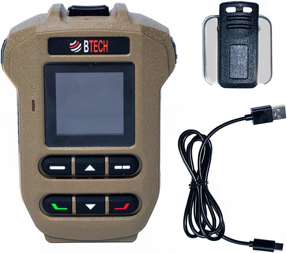 BTECH BS-50 (Tan) Bluetooth Wireless Speaker Mic - Image 7