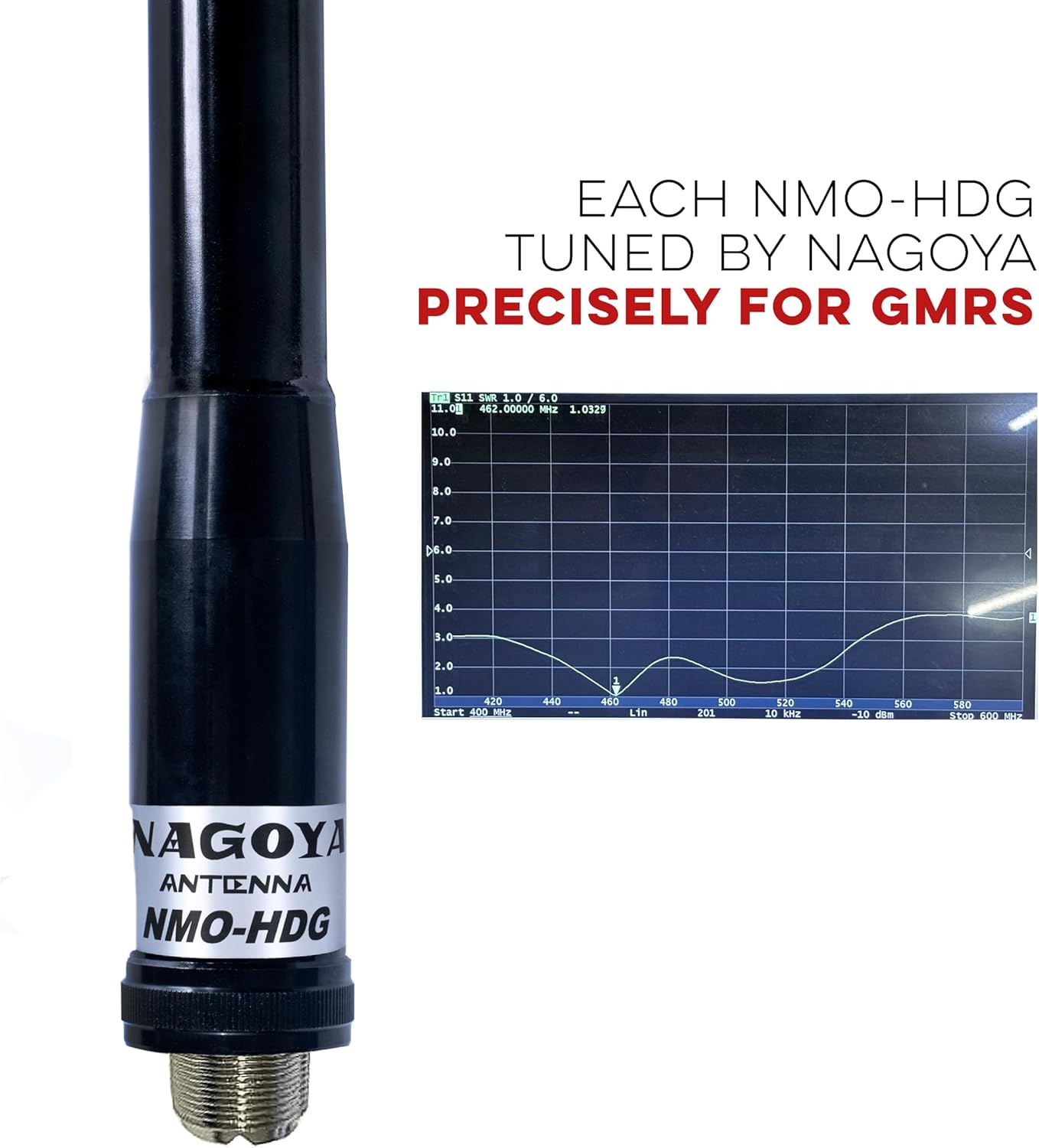 Nagoya NMO-HDG Heavy Duty GMRS Tuned Amateur Base / Bull-Bar Antenna - Image 4
