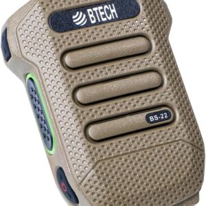 BTECH BS-22 (Tan) Bluetooth Wireless Speaker Mic