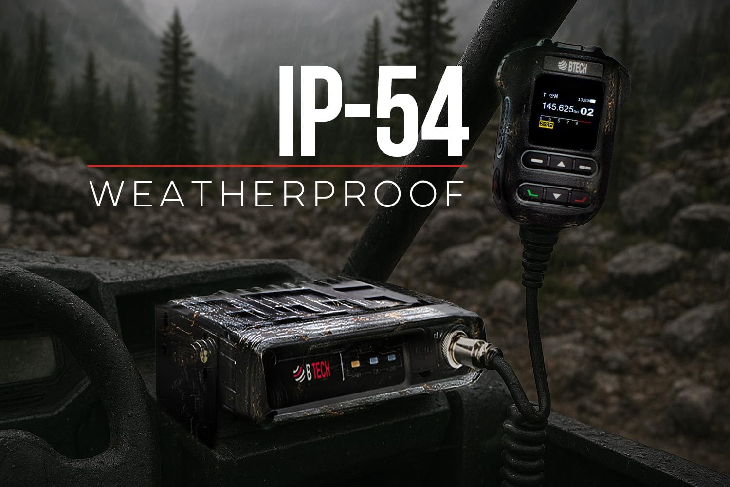 BTECH UV-50PRO 50W Dual Band Mobile Ham Radio - Image 4