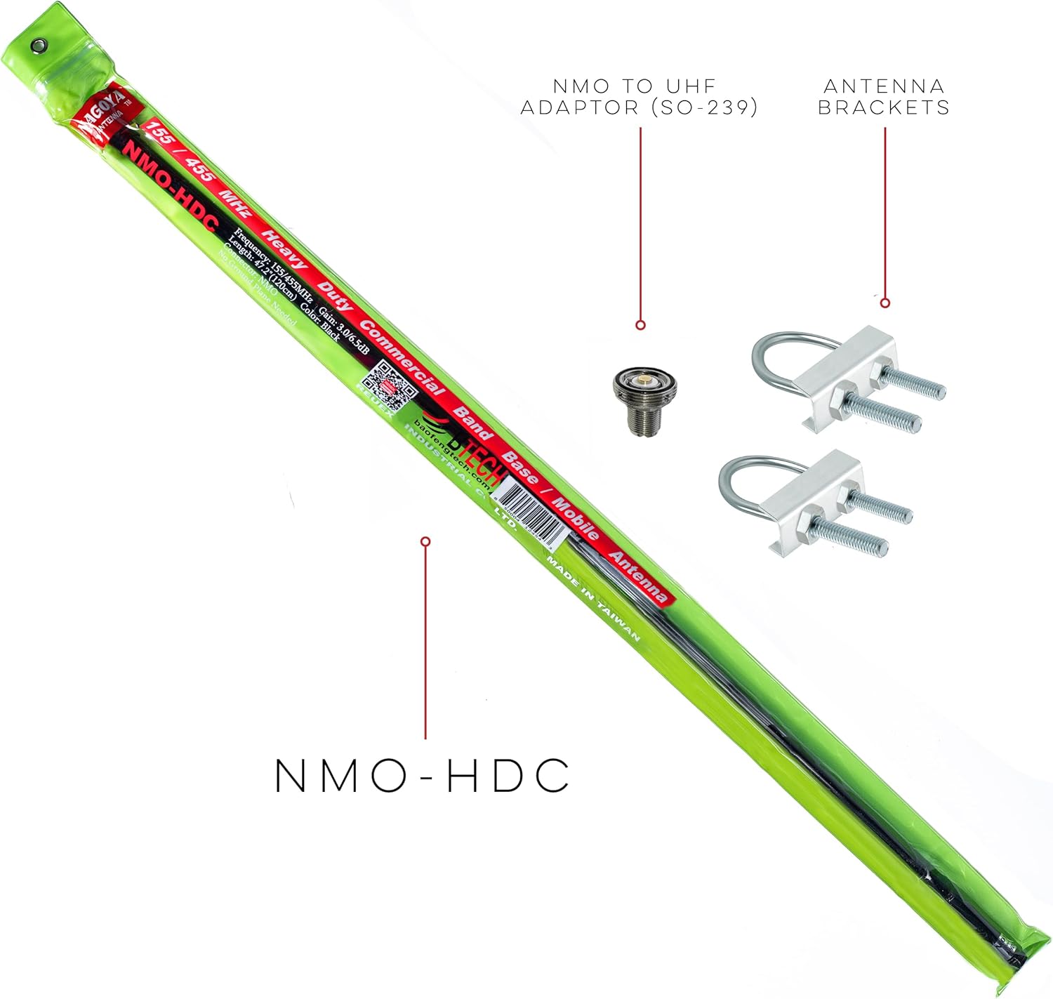 Nagoya NMO-HDC Heavy Duty Commercial (155/455 MHz) Antenna - Image 7