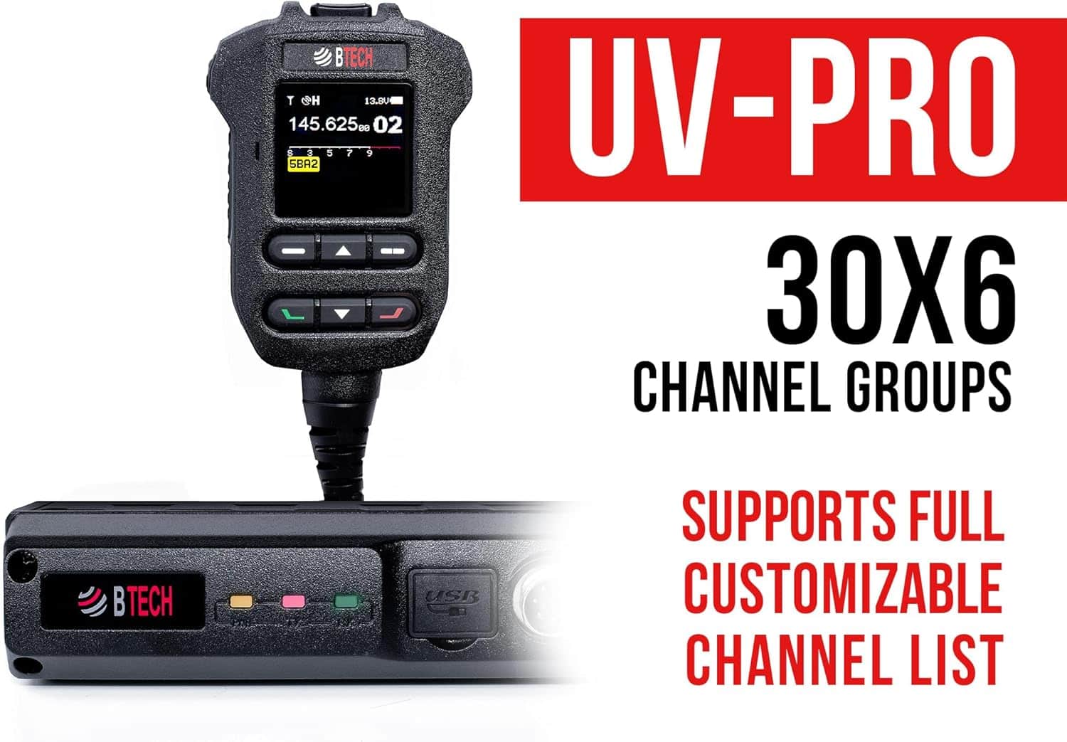 BTECH UV-50PRO 50W Dual Band Mobile Ham Radio - Image 7