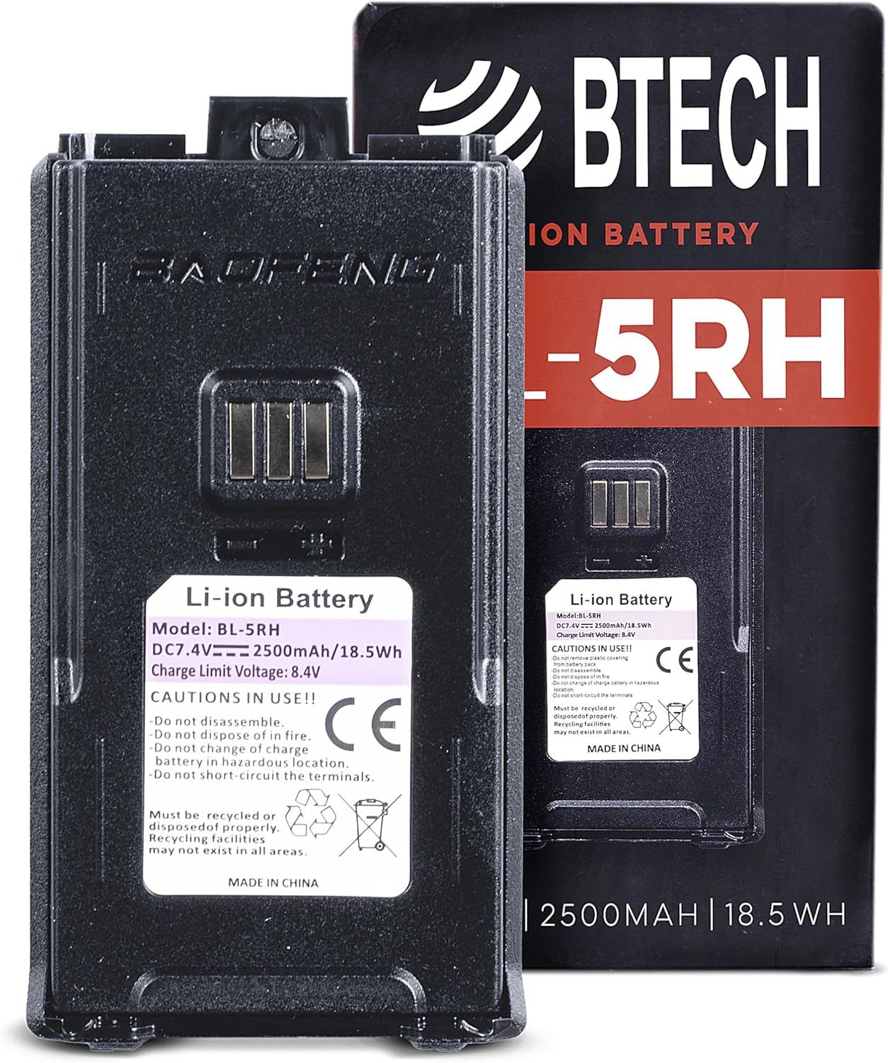 BL-5RH 2500mAh Replacement Battery for BF-F8HP PRO