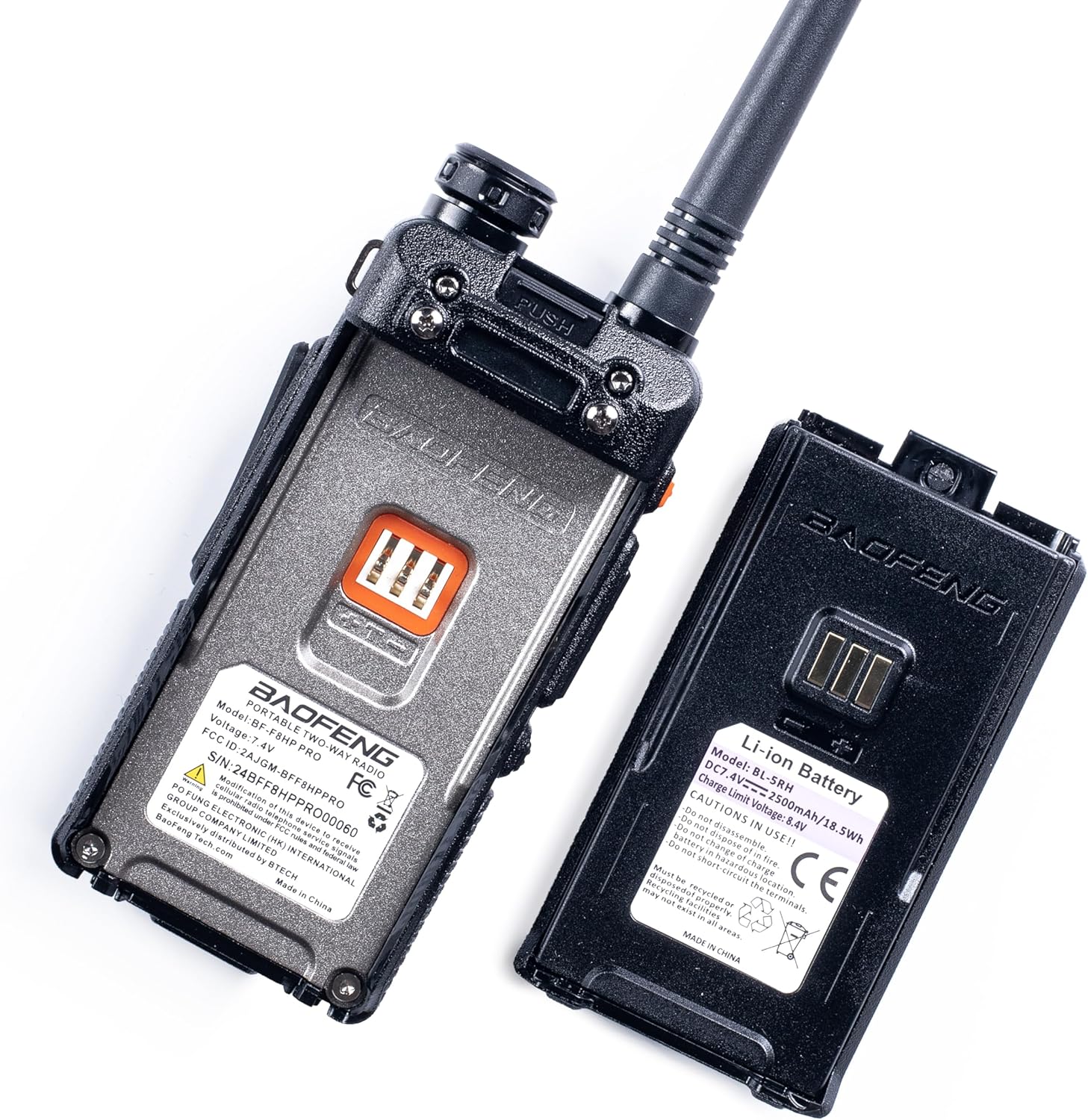 BL-5RH 2500mAh Replacement Battery for BF-F8HP PRO - Image 7