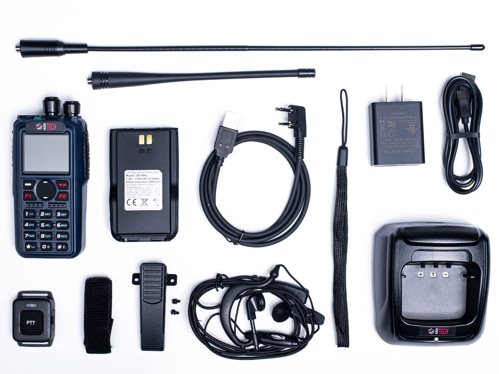 BTECH DA-7X2 Digital & Analog Dual Band Two-Way Radio - Image 6