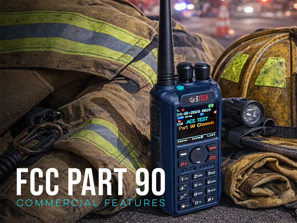 BTECH DA-7X2 Digital & Analog Dual Band Two-Way Radio - Image 5