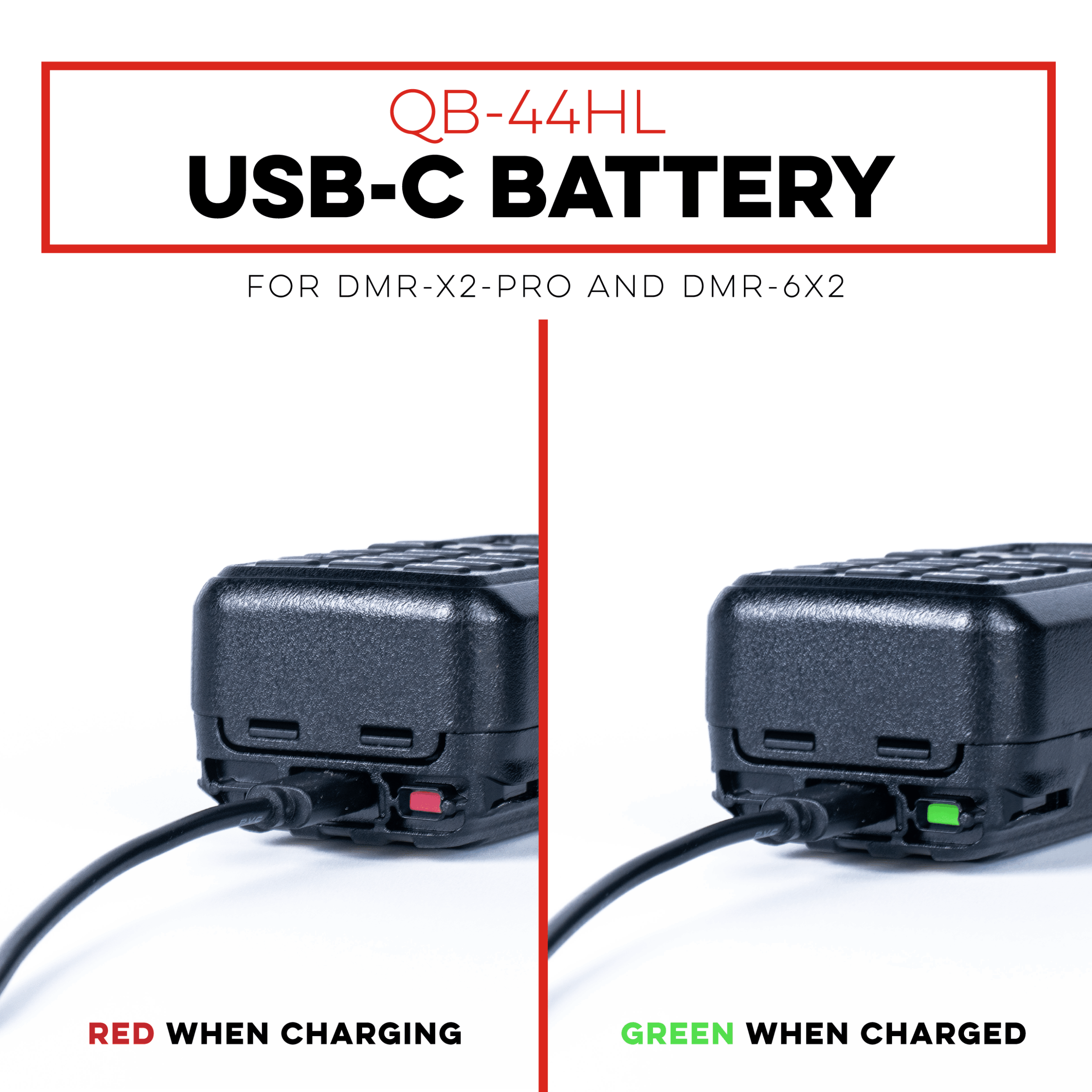 QB-44HL 3100mAh USB-C Battery + Belt Clip - Image 2