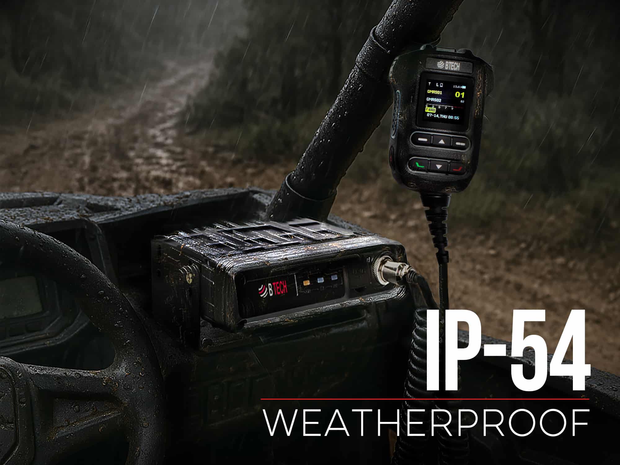 BTECH GMRS-50PRO IP54 Weatherproof 50-Watt GMRS - Image 3
