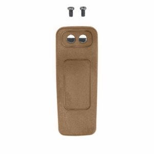 Replacement Belt Clip for GMRS-PRO & UV-PRO Radios – Tan (with Screws)