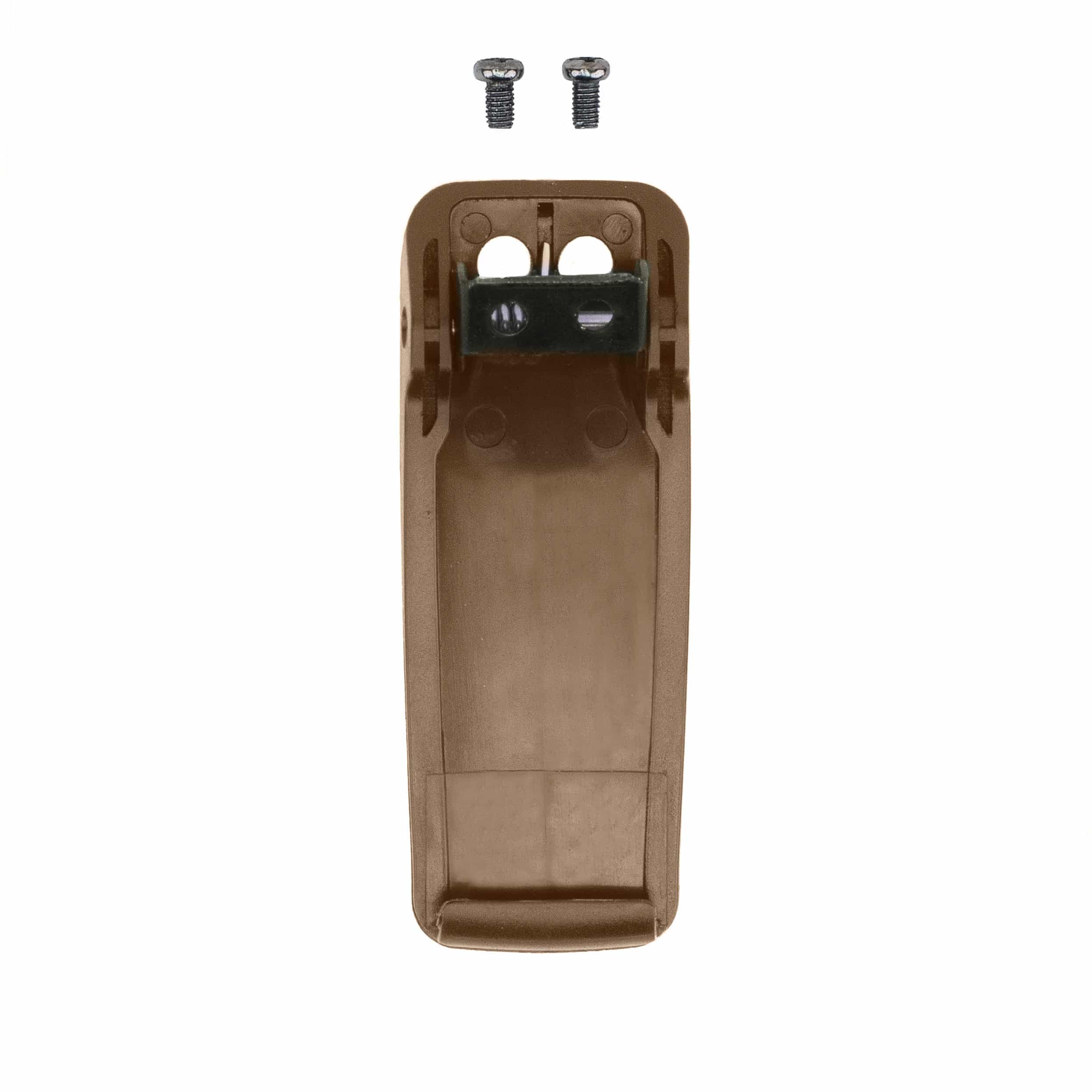 Replacement Belt Clip for GMRS-PRO & UV-PRO Radios – Tan (with Screws) - Image 3