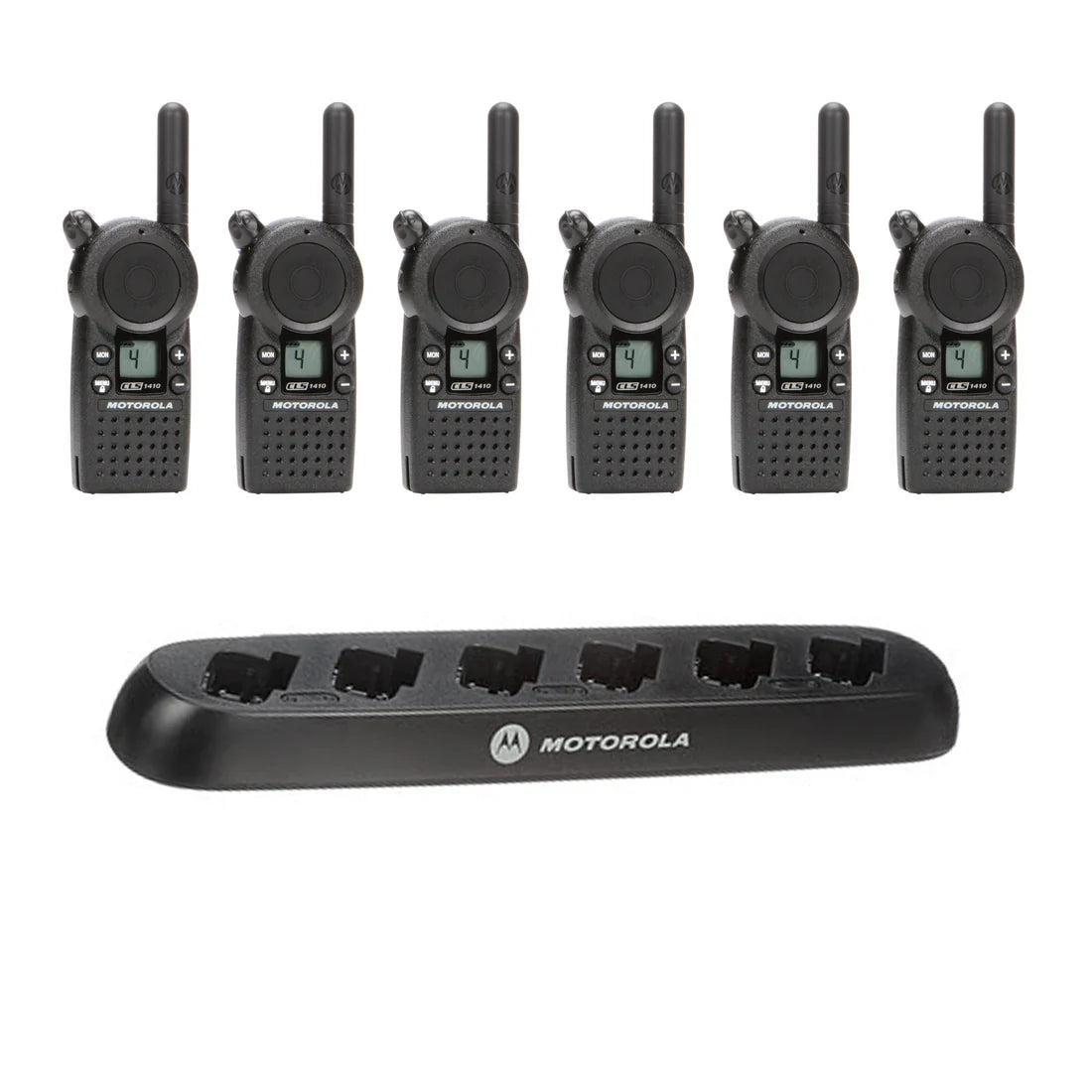 Motorola CLS1410 Six Pack | 6 Radios + Multi‑Charger - Image 2