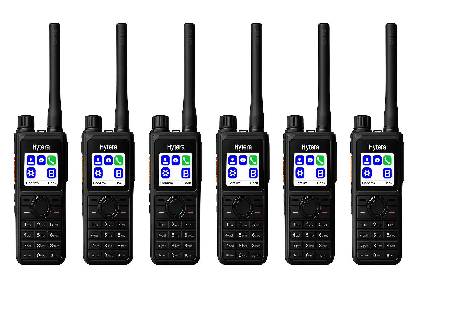 Hytera HP682 Bulk Kit | 6 Digital Radios with 6‑Bank Charger - Image 2