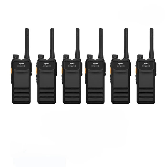 Hytera HP702 Bulk Kit | 6 Digital Radios with 6‑Bank Charger - Image 2
