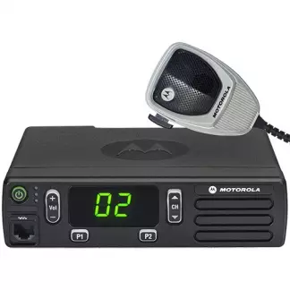 Motorola DM1400 Digital Mobile Radio & Microphone