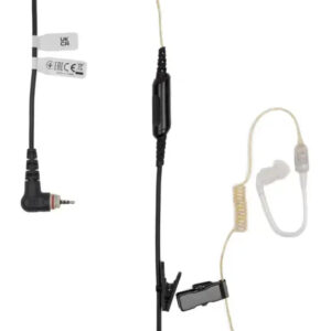 Motorola PMLN8191A | 1‑Wire Clear Tube Earpiece