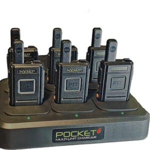 POCKET6 Multi‑Unit Charger | 6‑Bank Charger for Pocket+ Radios