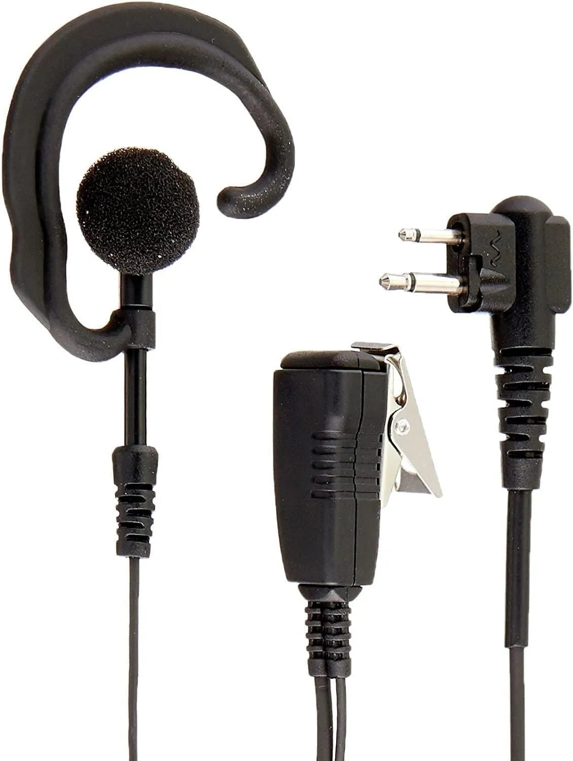 Pryme SPM‑303EB Earpiece | Ear hook Style for Motorola 2‑Pin Radios - Image 2