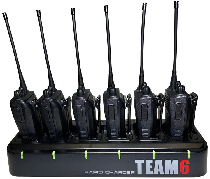 Hytera HP682 Bulk Kit | 6 Digital Radios with 6‑Bank Charger