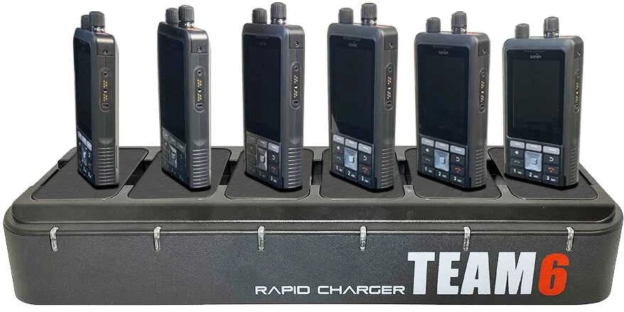 TEAM6‑XP10 6‑Bank Charger | Sonim XP10 Multi‑Unit Charger